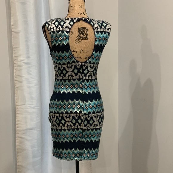 As U Wish bodycon sequined dress size M - Picture 3 of 11